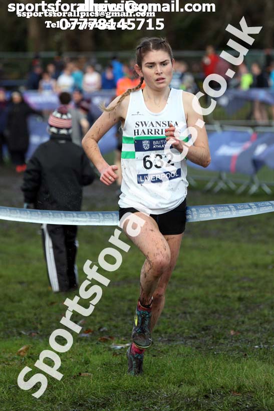 Womens under-17s and IAAF Junior Womens 2017 British Athletics Liverpool Cross Challenge, Sefton Park, Liverpool. Photo:  David T. Hewitson/Sports for All Pics